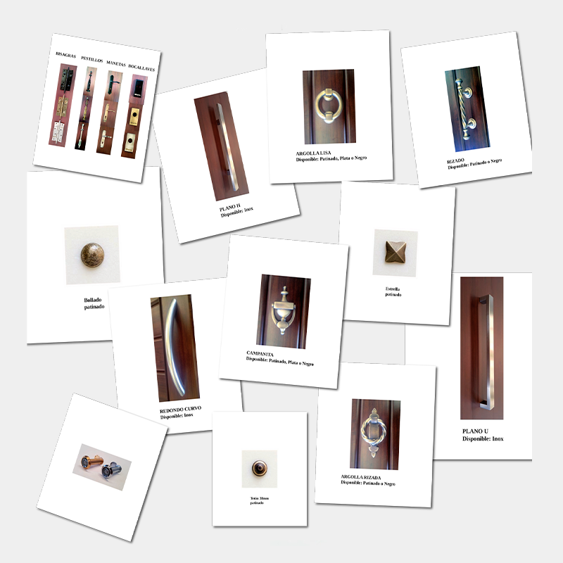 Accesorios para puertas - Toque personal